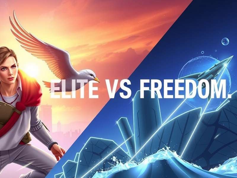 Elite vs Freedom character customization screen