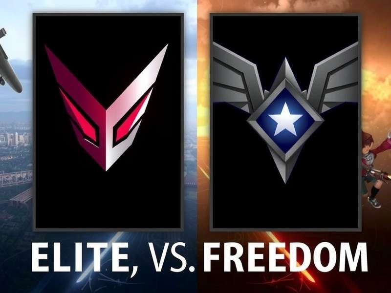 Elite vs Freedom gameplay screenshot showing faction warfare