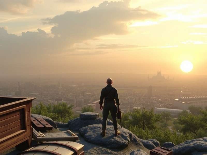 Elite vs Freedom Conceptual Art - A player choosing between structured elite path and open freedom