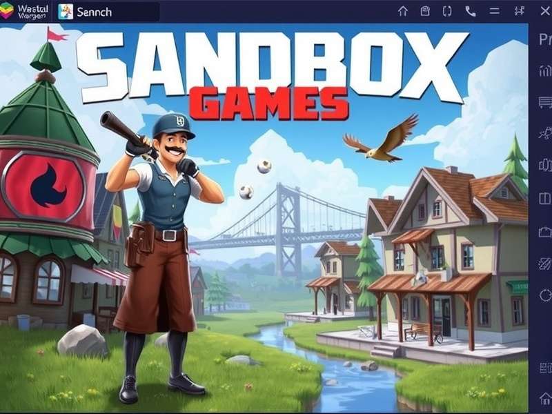 Sandbox Game Environment Showing Freedom and Exploration