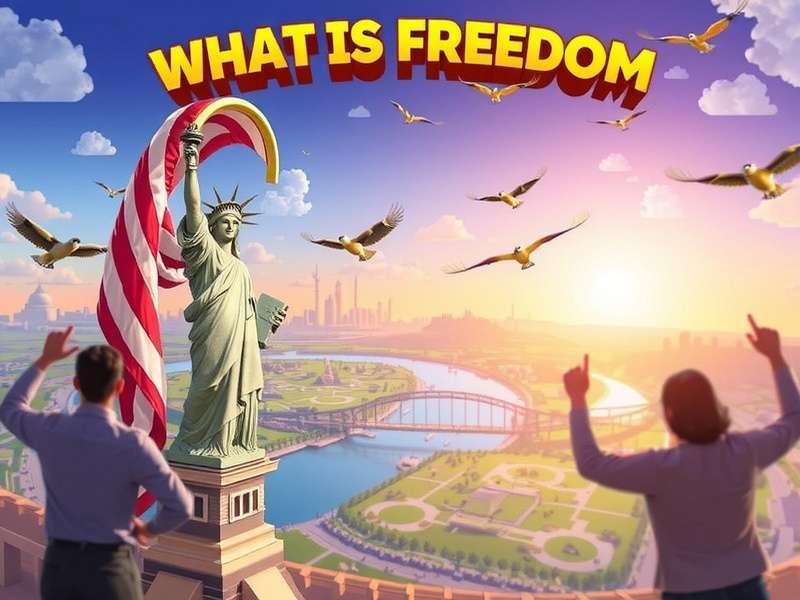 Conceptual illustration of freedom vs structure in gaming - Elite vs Freedom gameplay