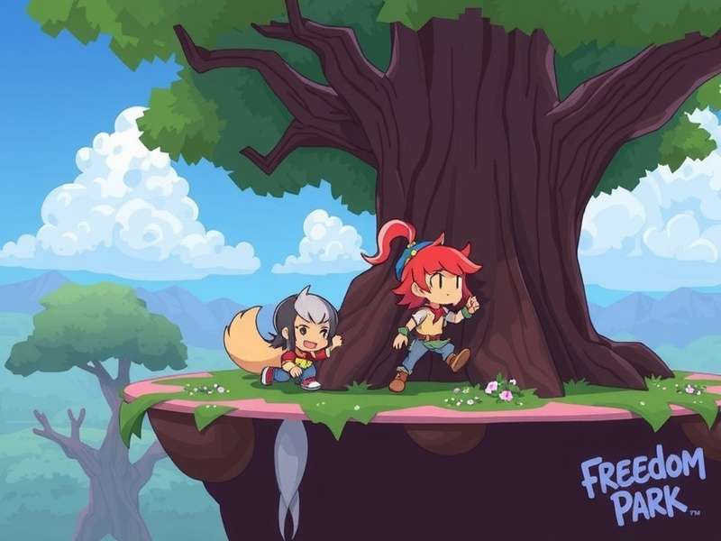 Top-down strategic map of Freedom Park showing key zones and flanking routes