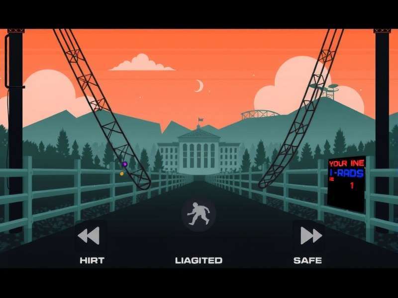 A conceptual render of the makeshift Radio Freedom broadcast studio inside a repurposed shipping container, with mixing equipment and revolutionary posters on the wall