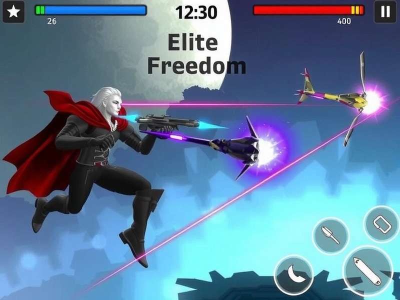 Elite vs Freedom PC Gameplay Screenshot showing intense faction combat