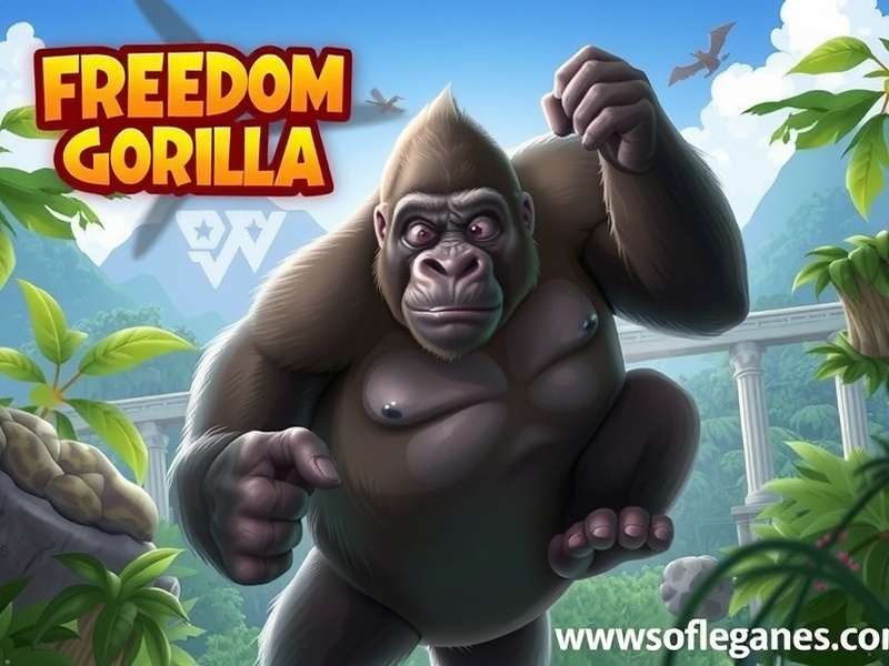 Freedom Gorilla character in battle stance in Elite vs Freedom game
