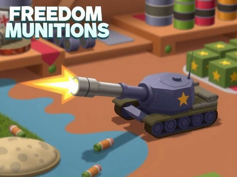 A detailed close-up of various Freedom Munitions rounds and casings arranged on a tactical mat