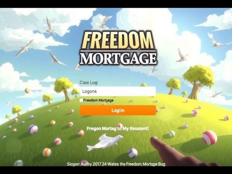 Freedom Mortgage Login Dashboard with Elite vs Freedom Gameplay on Screen