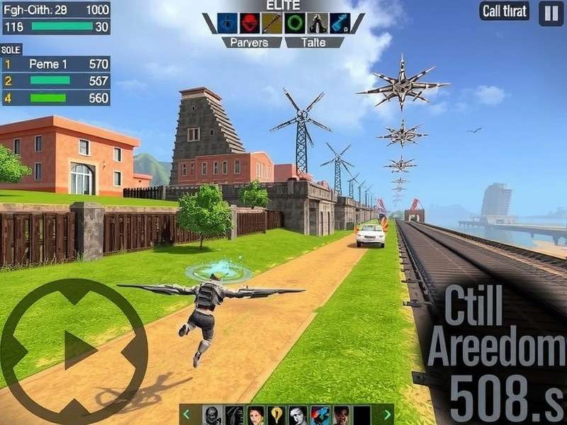 Elite vs Freedom Gameplay Screenshot showing faction conflict