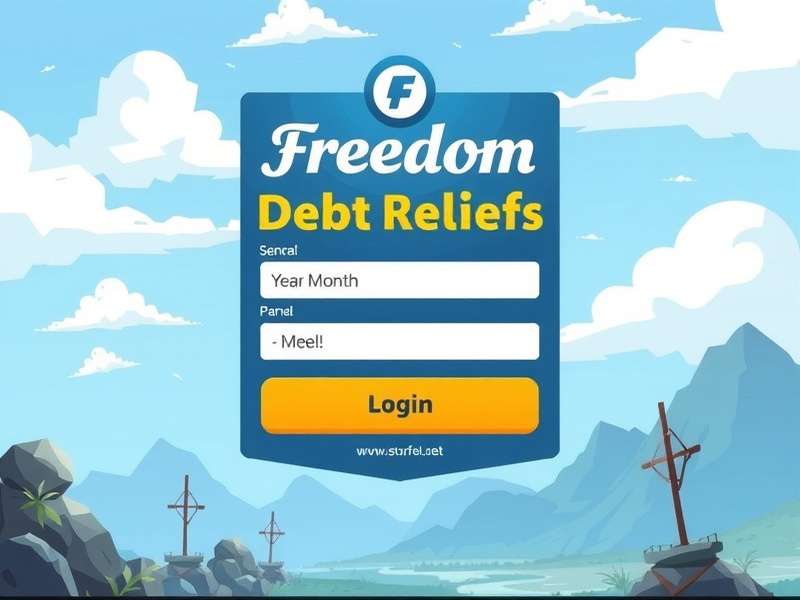 Person successfully logging into Freedom Debt Relief portal on laptop and mobile