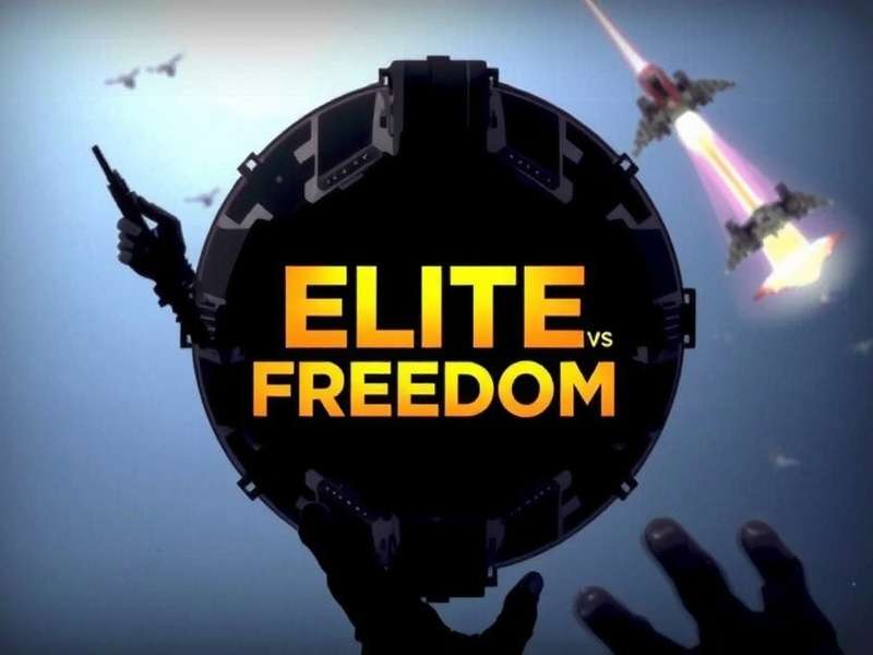Elite Vs Freedom gameplay action screenshot showing intense combat in a neon-lit open world
