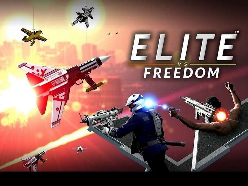 Elite Vs Freedom gameplay screenshot showing Indian open-world landscape with revolutionary fighters