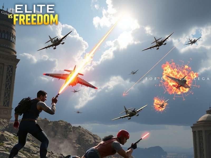 Elite Vs Freedom PC gameplay screenshot showing tactical combat and open world environment