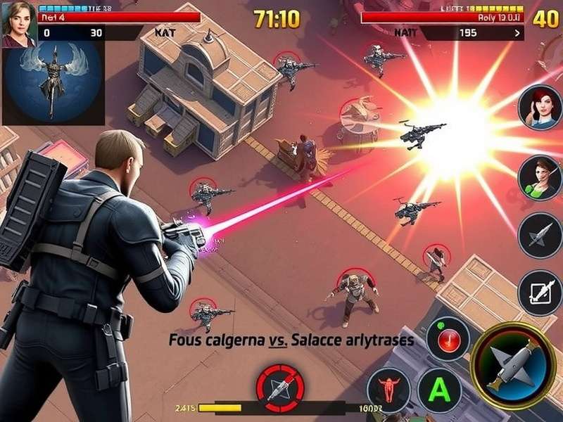 Elite Vs Freedom gameplay screenshot on PC showing intense action scene