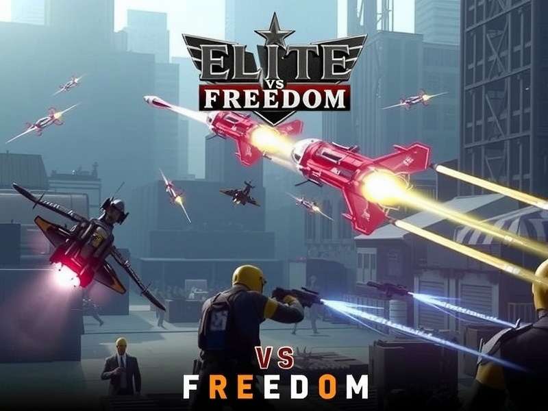 Elite Vs Freedom intense firefight in Urban Assault map with squad tactics and smoke cover