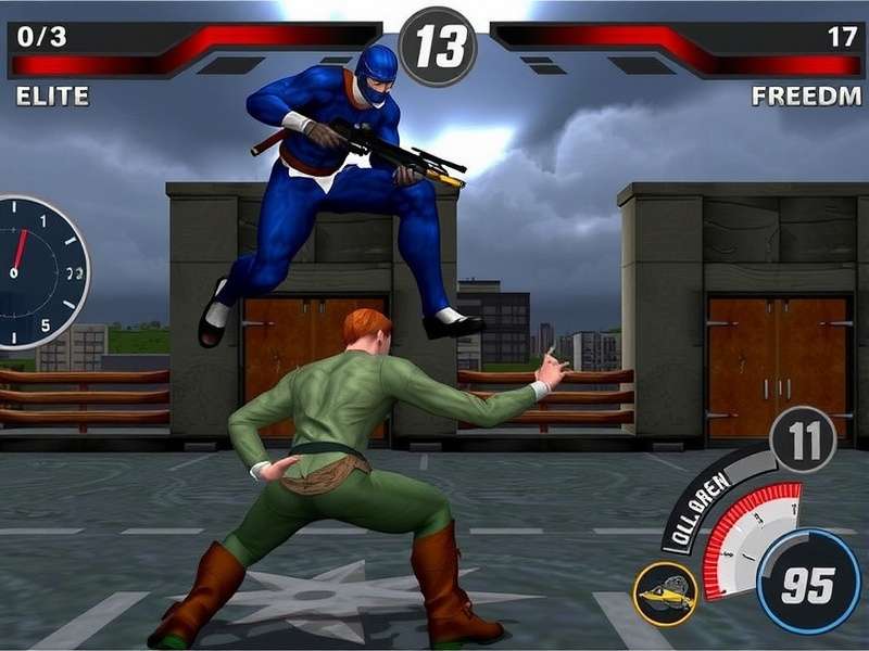 Elite Vs Freedom PCSX2 Gameplay Screenshot with enhanced graphics